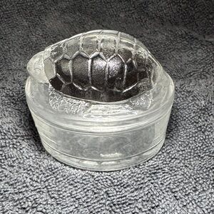 Clear Turtle Shell Trinket Box